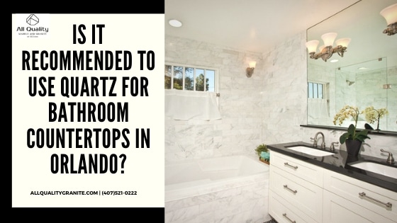 Quartz for bathroom countertops