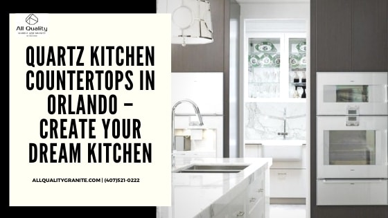 Quartz kitchen countertops in Orlando