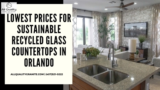 Sustainable Recycled Glass Countertops