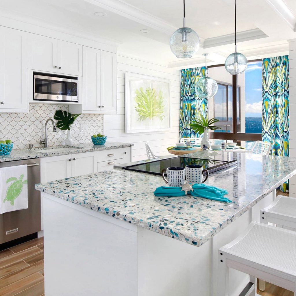 Sustainable Recycled Glass Countertops