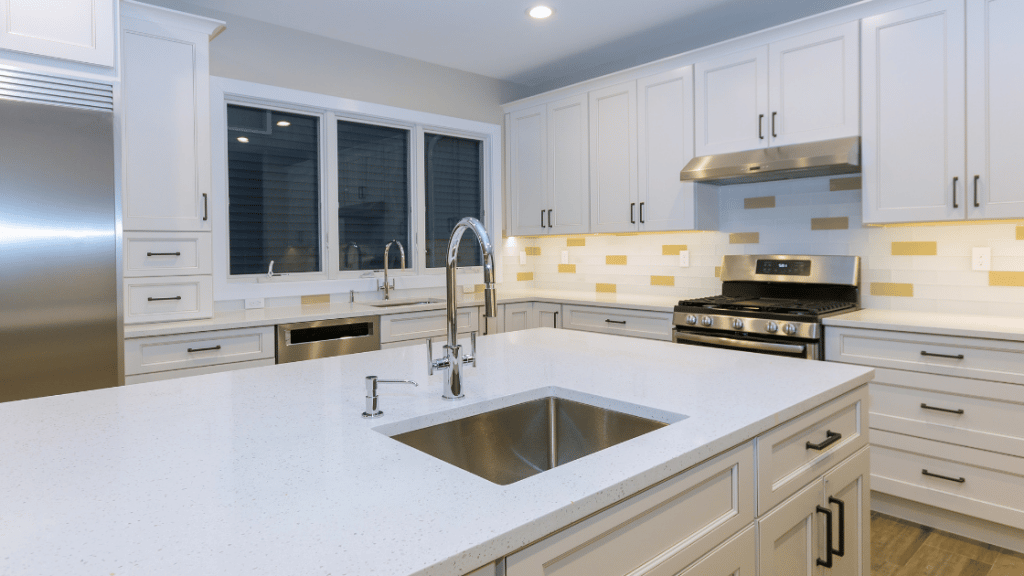 white Quartz countertops