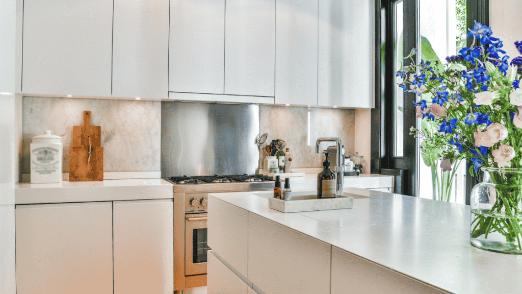 white Quartz countertops