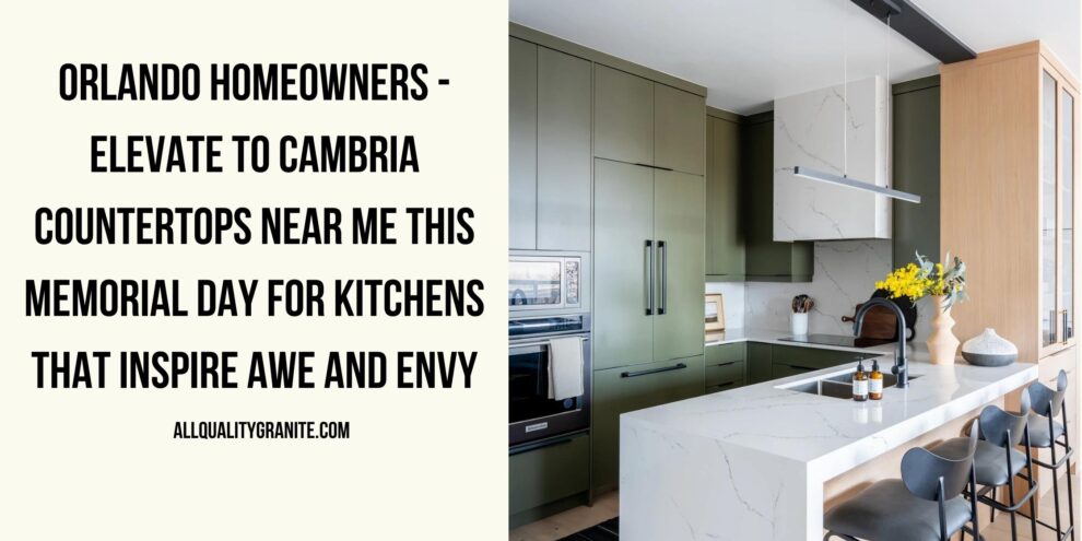 Cambria countertops near me in Orlando