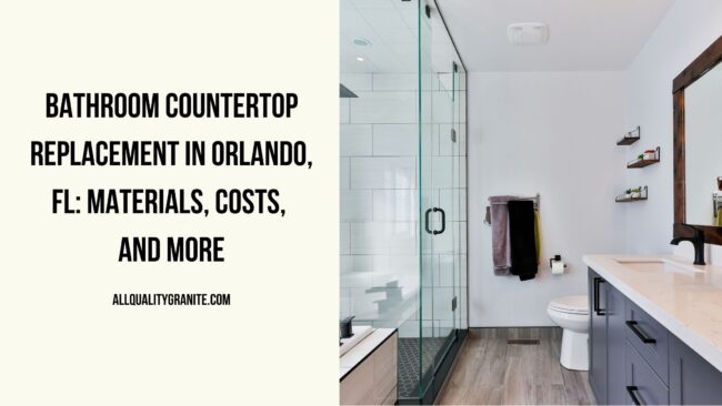 bathroom countertop replacement in Orlando
