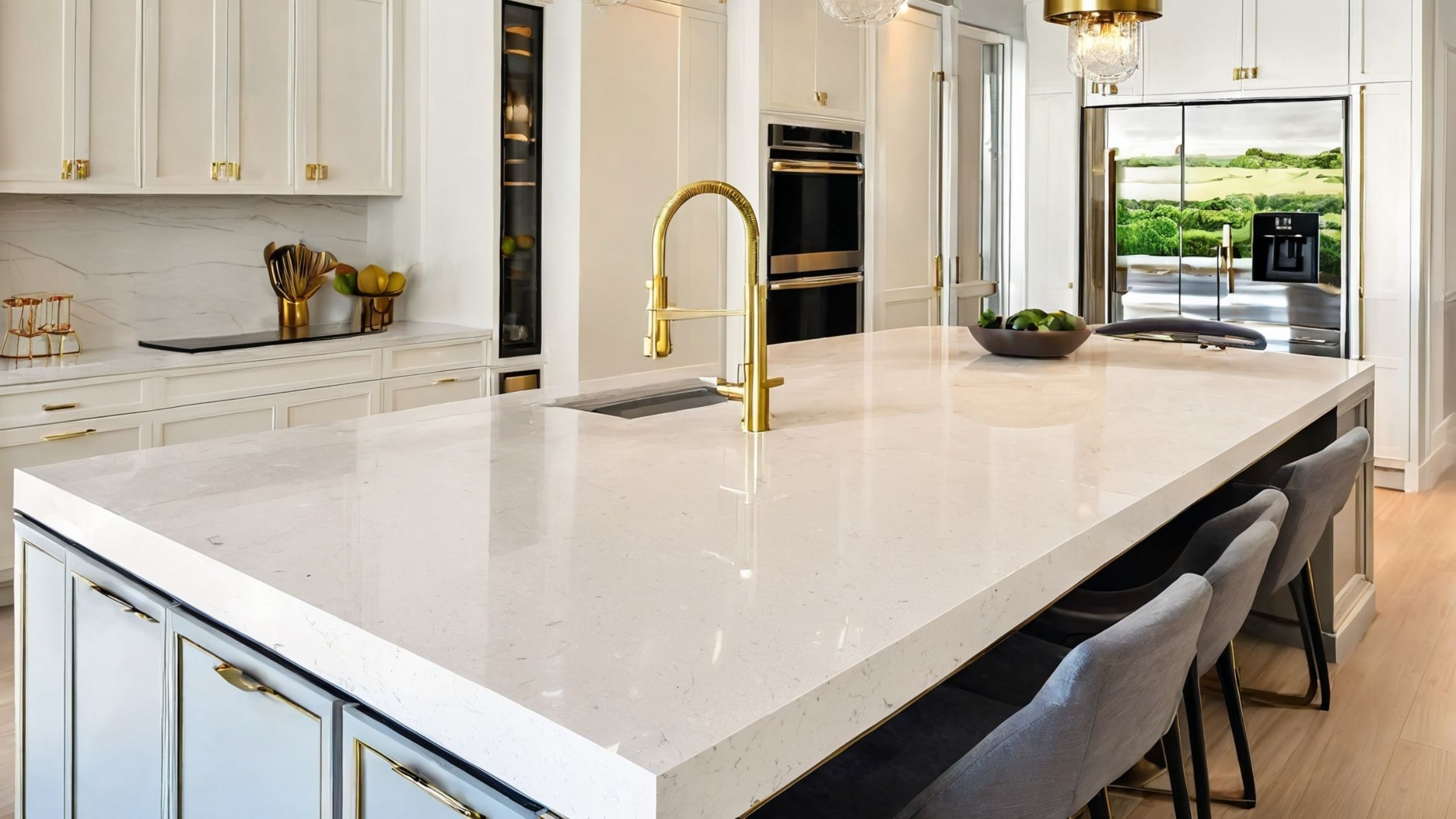 quartz kitchen countertops in Orlando, FL