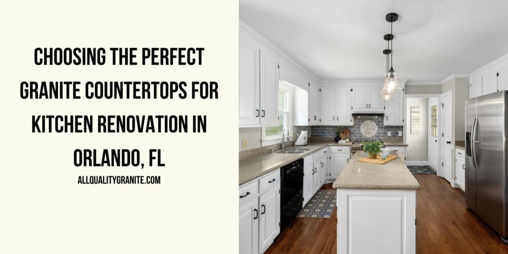 Granite countertops for kitchen renovation in Orlando