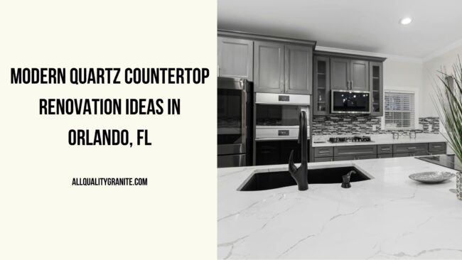 Quartz countertop renovation ideas in Orlando