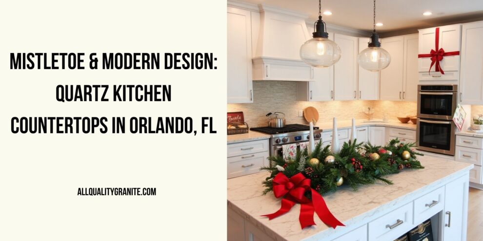 Quartz kitchen countertops in Orlando