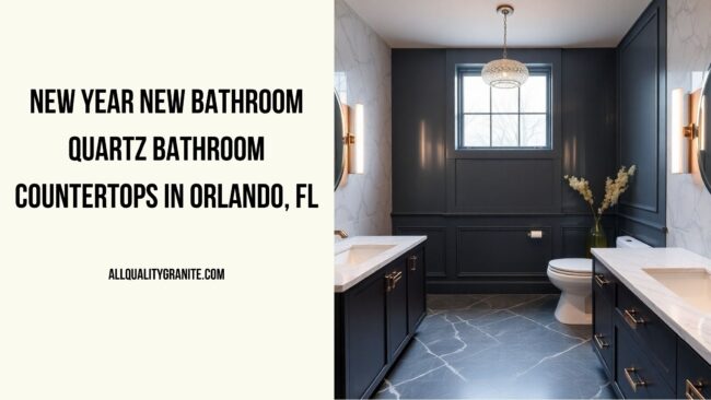 Quartz bathroom countertops in Orlando,