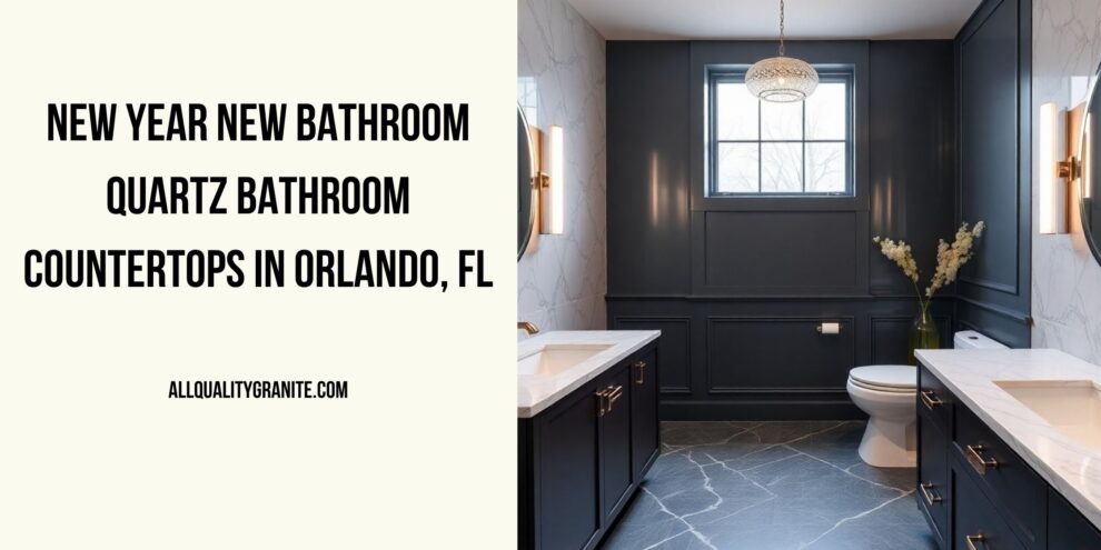 Quartz bathroom countertops in Orlando,