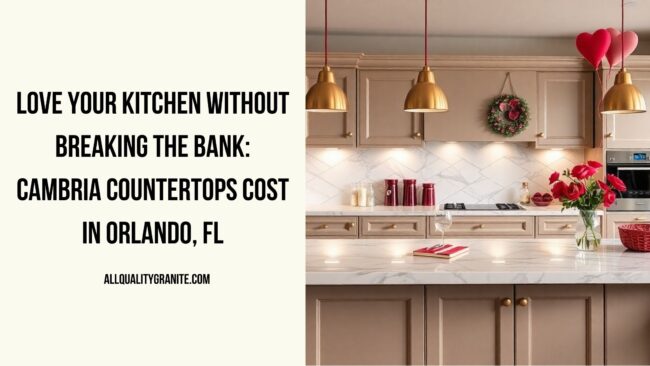 Cambria countertops cost in Orlando