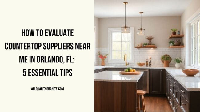 Countertop suppliers near me in Orlando