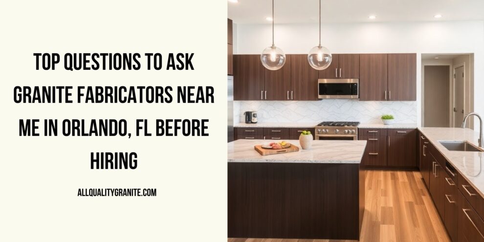 Granite fabricators near me in Orlando