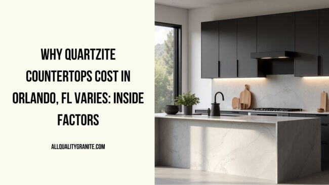 Quartzite countertops cost in Orlando