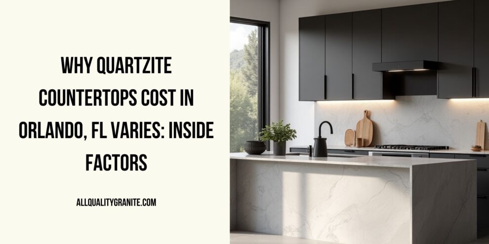 Quartzite countertops cost in Orlando