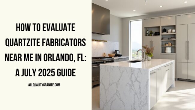 Quartzite fabricators near me in Orlando