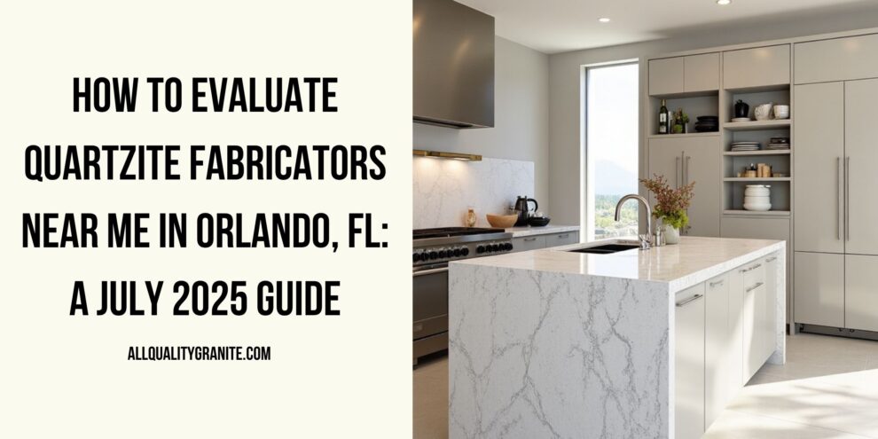 Quartzite fabricators near me in Orlando
