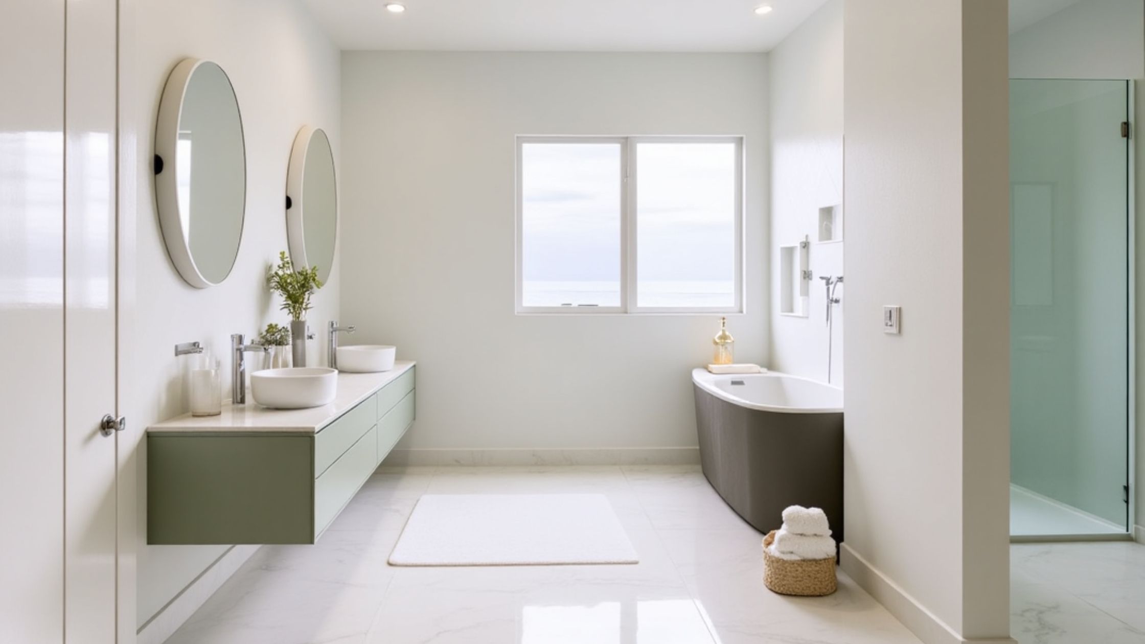 Quartz bathroom countertops