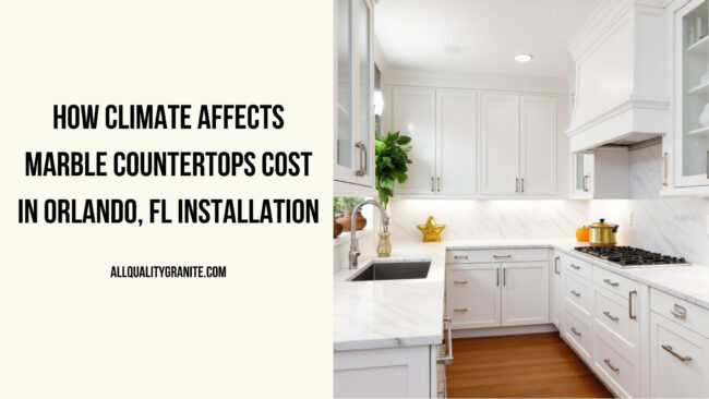 Marble countertops cost in Orlando