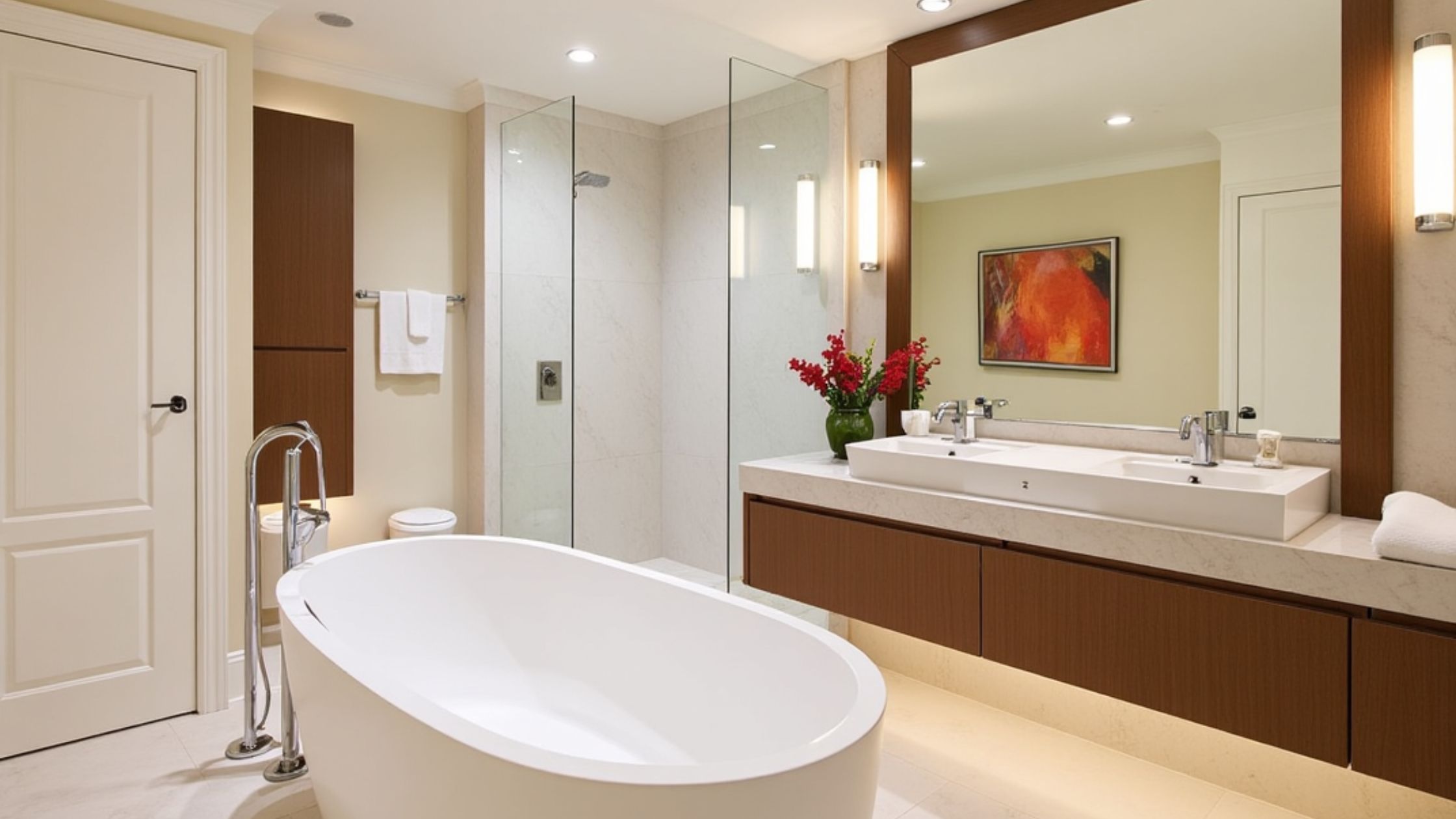 Quartz bathroom countertops in Orlando, FL