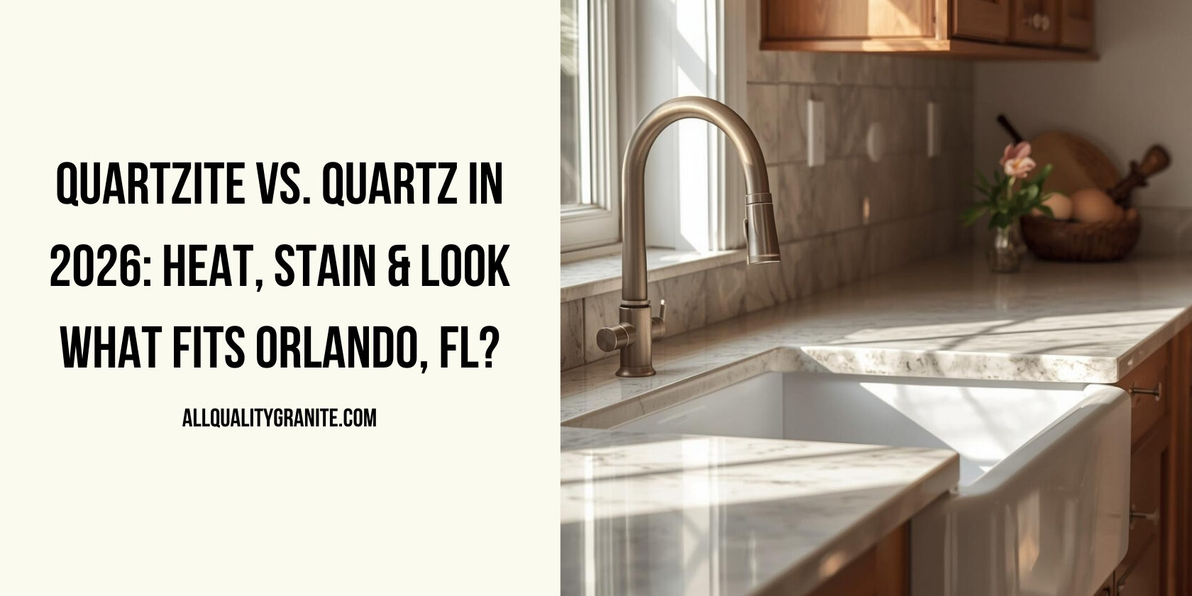 quartzite vs quartz 2026 Orlando