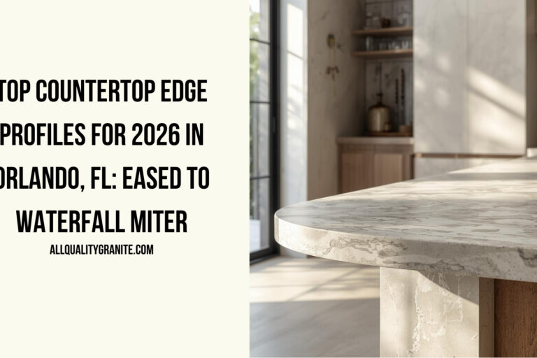 countertop edge profiles 2026 Orlando