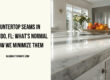 countertop seams how many