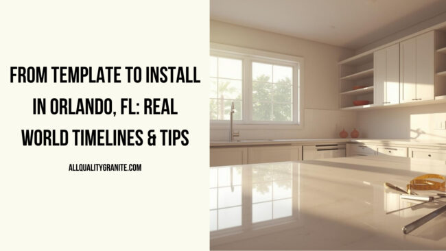 template to install how long