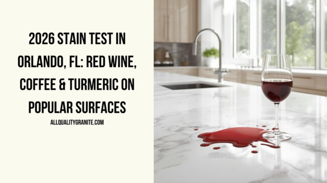 stain resistant countertops test 2026