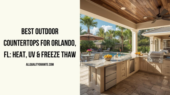 outdoor kitchen countertops Orlando