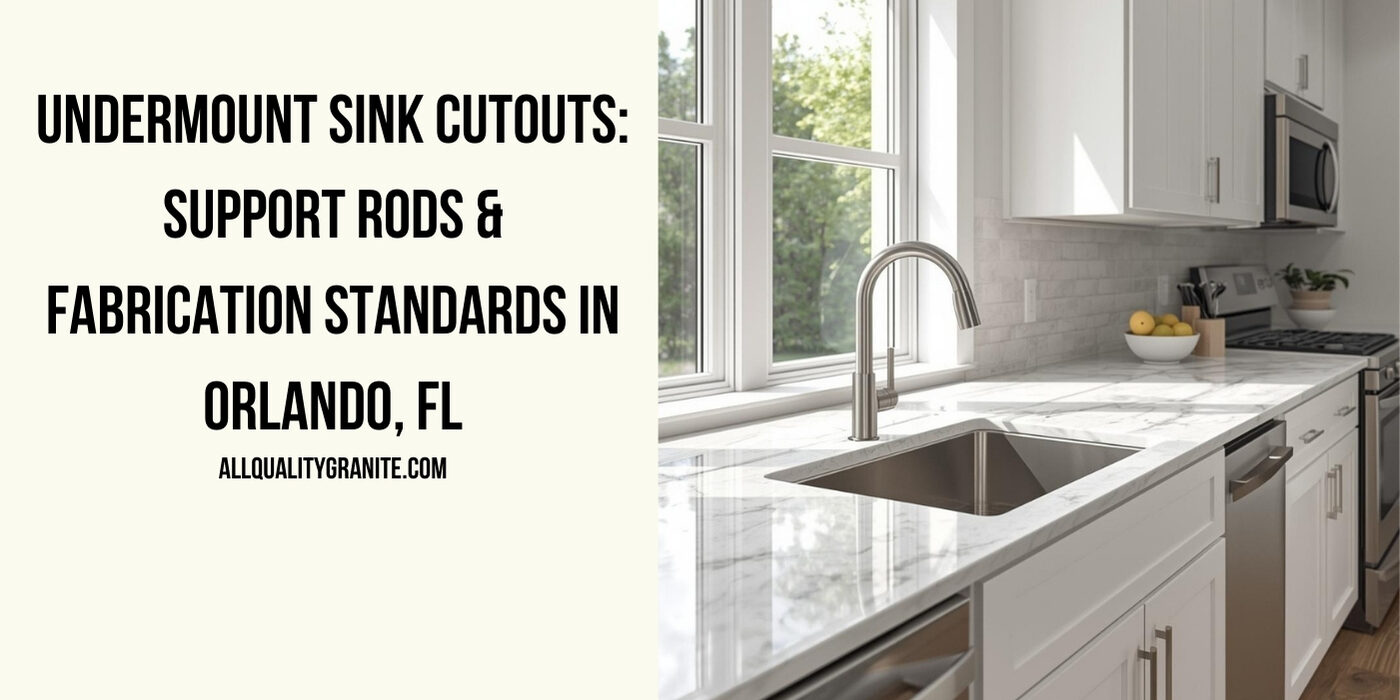 undermount sink cutout support Orlando,