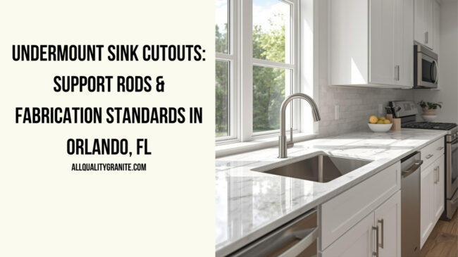 undermount sink cutout support Orlando,