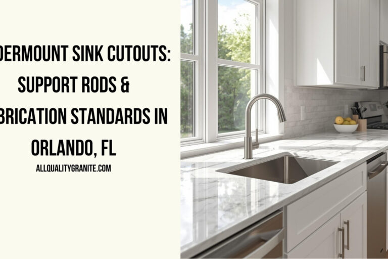 undermount sink cutout support Orlando,