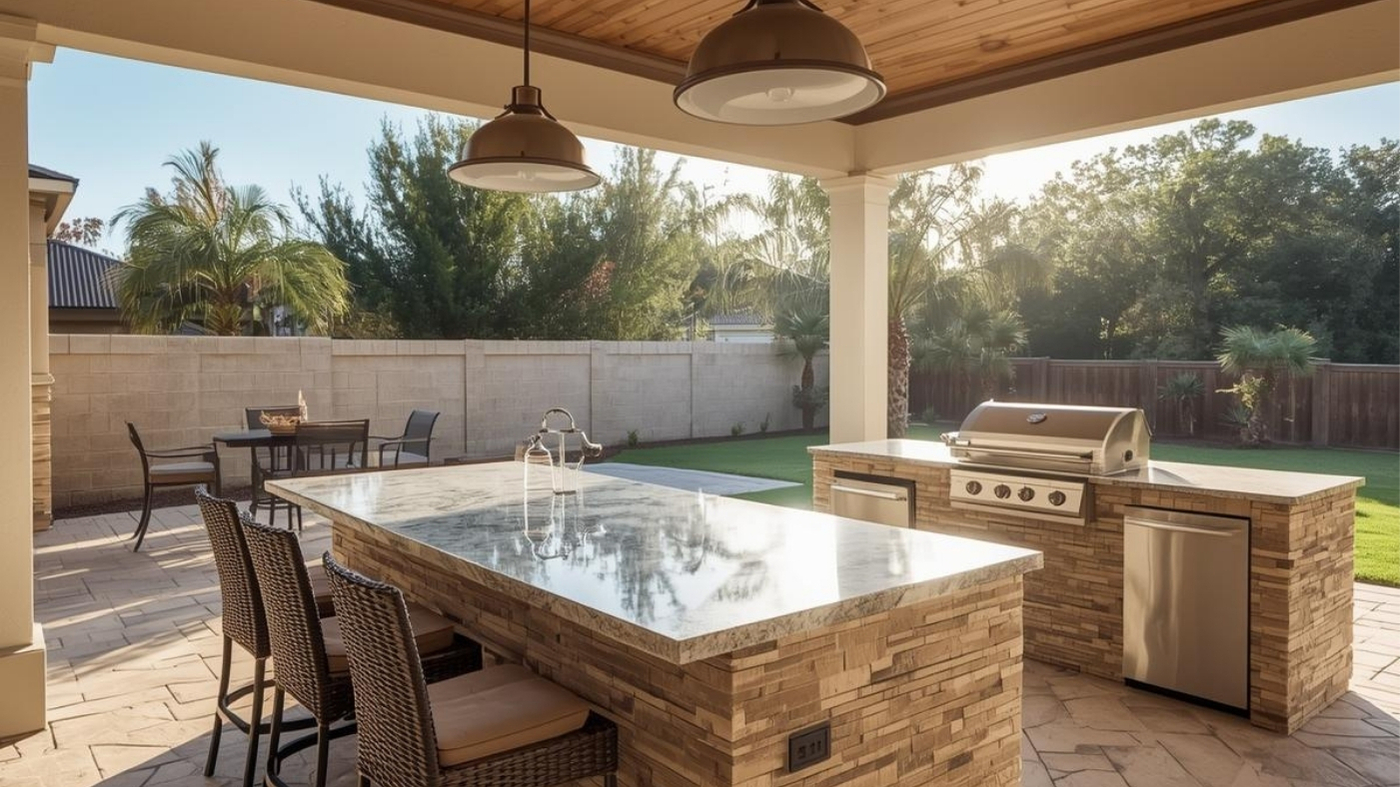 outdoor kitchen countertops Orlando, FL